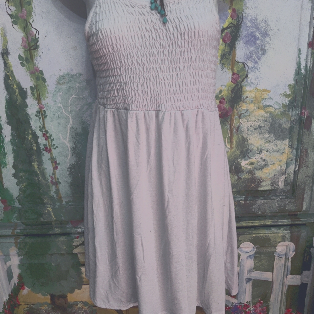 White tube dress
